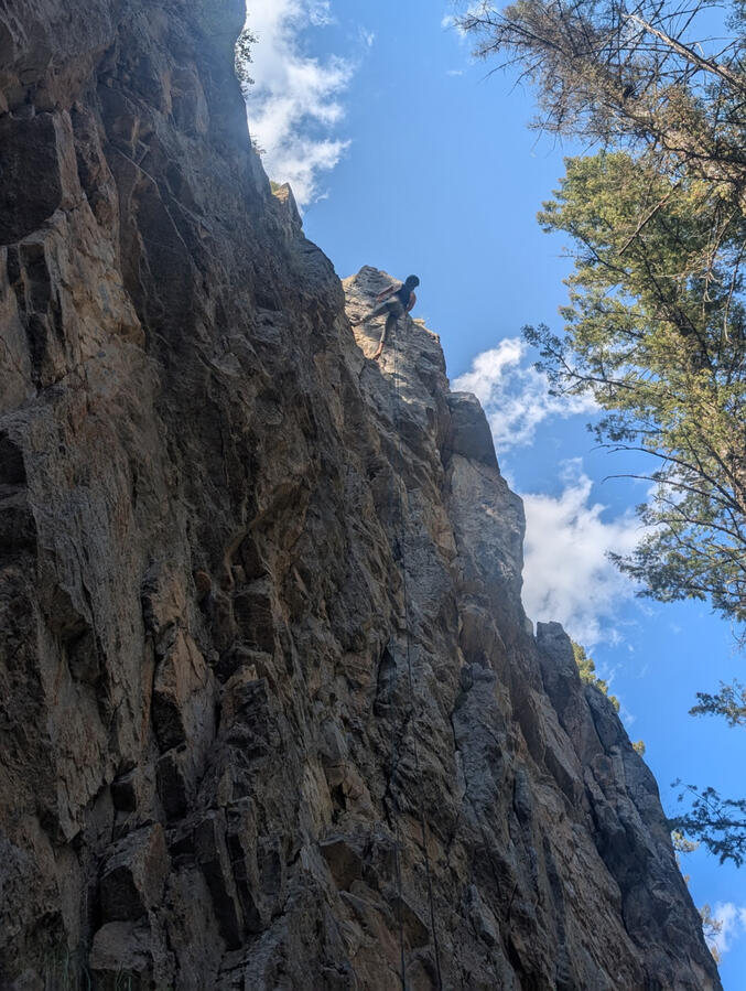 Rock Climbing in Wyoming