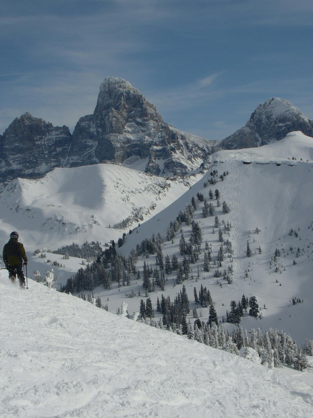 skiing near Grand Teton